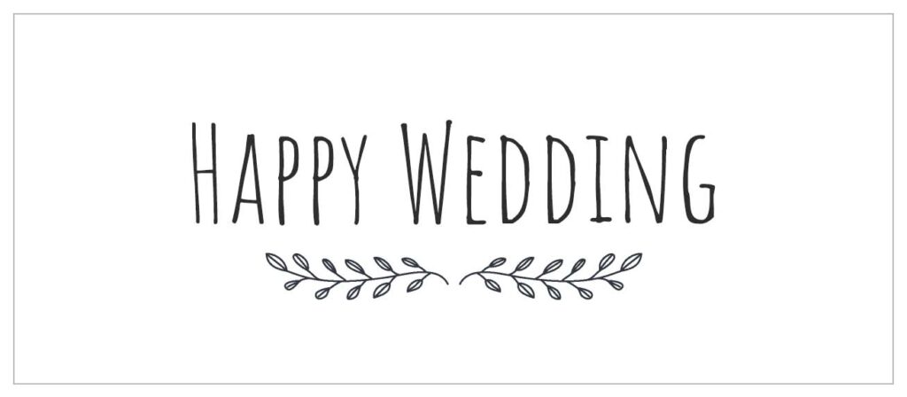 adobeフォント amatic Happy wedding